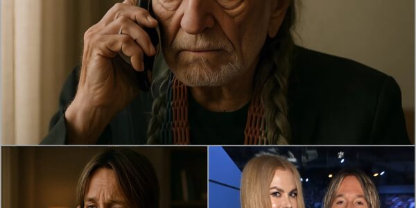 On the night Keith Urban and Nicole Kidman’s divorce broke across the headlines, a different kind of story began to circulate. At around 2 a.m., Willie Nelson quietly called Keith’s private number. He didn’t ask questions; instead, he picked up Trigger and sang a tender verse never heard in public. The melody was fragile, aching, yet full of quiet strength. When the last note faded, Willie offered just one line: “The stage can feel like a lonely road, but you don’t have to walk it alone.” What Keith heard next remains unspoken — and perhaps, a secret only the two will ever share.