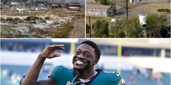 BREAKING NEWS: A.J. Brown shocks the NFL world by buying an abandoned village on the outskirts of Philadelphia and turning it into a shelter for lonely seniors