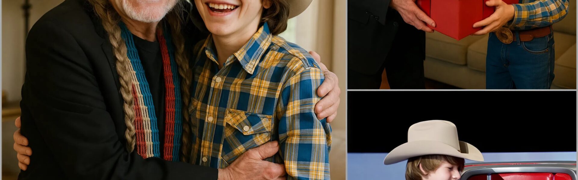 A 14-year-old boy stunned The Voice stage with “On the Road Again,” his voice so close to Willie Nelson’s that the judges spun their chairs within seconds. The story behind the song — singing for his late parents and the grandmother who raised him — left the audience in tears. When word reached Willie himself, the country legend arranged a quiet meeting. After listening, he told the boy: “You’ve got something real — don’t let the world take it from you.” Before leaving, Willie handed him a small, wrapped gift — one he said he’d “never given outside the family...”