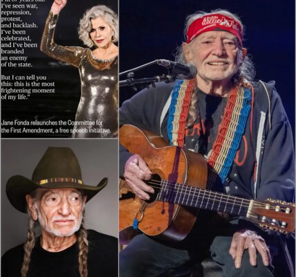 When Jane Fonda relaunched the Committee for the First Amendment, a cause her father Henry Fonda once led against McCarthyism, one name among 600 signatories stood tallest: Willie Nelson. At 91, the outlaw icon gave the campaign undeniable weight, declaring: “I’ve sung my whole life about freedom. That song doesn’t stop now.” His words rang across generations, uniting fans who have long seen him as a voice of rebellion and truth. And just hours after signing, Willie confirmed he will mark his commitment with a new project — one that organizers say will surprise everyone watching.