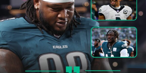 BREAKING NEWS: Jalen Carter chokes back tears recounting how A.J. Brown and Jalen Hurts lifted him in Eagles’ locker room
