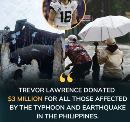 BREAKING: Trevor Lawrence just shocked the world by donating $3 million to support victims of the devastating typhoon and earthquake in the Philippines — proving he’s not just a star on the field, but a hero off it. Fans hail his heart as big as his game.