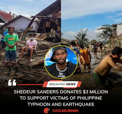 Shedeur Sanders Donates $3 Million to Support Victims of Philippine Typhoon and Earthquake