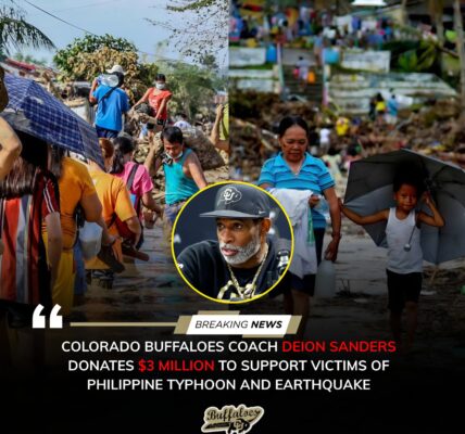 Colorado Buffaloes Coach Deion Sanders Donates $3 Million to Support Victims of Philippine Typhoon and Earthquake
