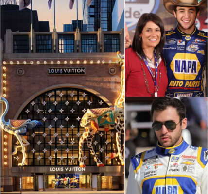 “YOU ARE NOT CLASSY ENOUGH TO BE IN HERE!” – Louis Vuitton employees reportedly shouted at a casually dressed man, denying him entry. 24 hours later, shock hit the luxury brand: the man was NASCAR champion Chase Elliott, simply trying to buy a gift for his mother. The backstory of this mother’s gift has left fans worldwide stunned.