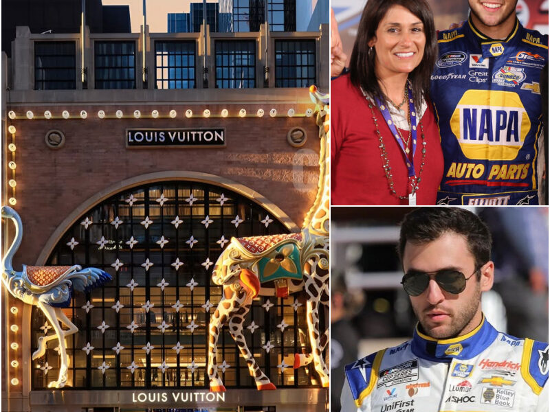 “YOU ARE NOT CLASSY ENOUGH TO BE IN HERE!” – Louis Vuitton employees reportedly shouted at a casually dressed man, denying him entry. 24 hours later, shock hit the luxury brand: the man was NASCAR champion Chase Elliott, simply trying to buy a gift for his mother. The backstory of this mother’s gift has left fans worldwide stunned.