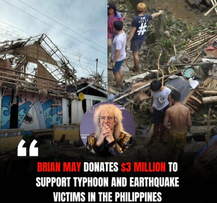 Brian May Donates $3 Million to Support Typhoon and Earthquake Victims in the Philippines