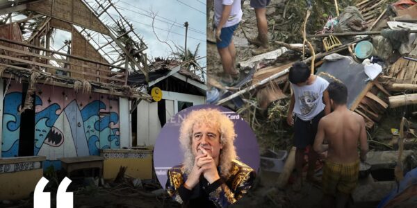 Brian May Donates $3 Million to Support Typhoon and Earthquake Victims in the Philippines