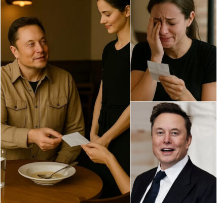 Elon Musk Stuns Waitress with Hidden Gesture on Receipt, Sparks Nationwide Awe and Viral Buzz