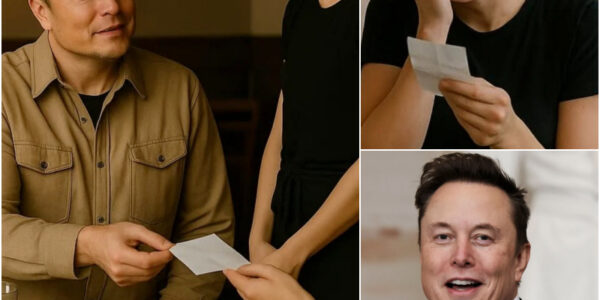 Elon Musk Stuns Waitress with Hidden Gesture on Receipt, Sparks Nationwide Awe and Viral Buzz