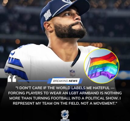 Dak Prescott Draws the Line: Cowboys Star Rejects NFL’s LGBT Armband, Sparks Nationwide Uproar