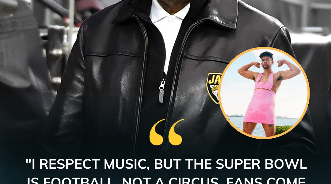 BREAKING FIRESTORM: Shahid Khan, owner of the Jacksonville Jaguars, has sent shockwaves through the NFL by demanding the league cancel Bad Bunny’s Super Bowl halftime show. Calling it a “distraction from football,” Khan’s statement has ignited fierce debate, wild applause, and outrage across fans, celebrities, and sports media. Critics say football’s prestige is at stake, while supporters cheer Khan for putting the game’s essence first.