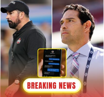 BREAKING: Coach Ryan Day Reveals Heartbreaking Final Texts From Former NFL Quarterback Mark Sanchez After Tragic Stabbing