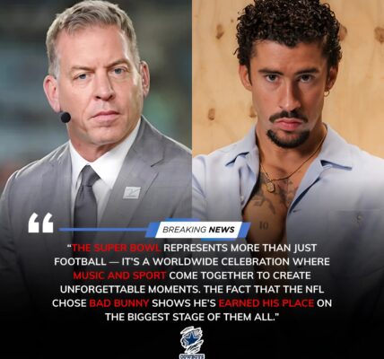Troy Aikman Breaks His Silence on Bad Bunny’s Super Bowl Controversy — and His Words Leave the NFL World Divided