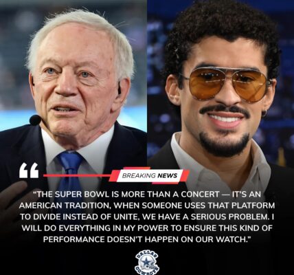Jerry Jones Draws the Line: Cowboys Owner Vows to Stop Bad Bunny’s Super Bowl Performance After Controversial Remarks