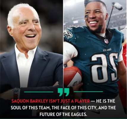 BREAKING NEWS: Eagles owner Jeffrey Lurie announces lifetime contract for Saquon Barkley, hailed as NFL contract of the century