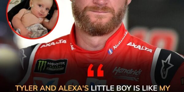 BREAKING: “Tyler and Alexa’s little boy is like family. No child should fight alone — we’re sending every ounce of love and support to Rookie at Levine Children’s Hospital.” 🏁 But Dale Jr. shocked the world moments later, pledging $1 MILLION for his recovery — a heart-stopping gesture that left fans in tears and social media flooded with awe and gratitude.