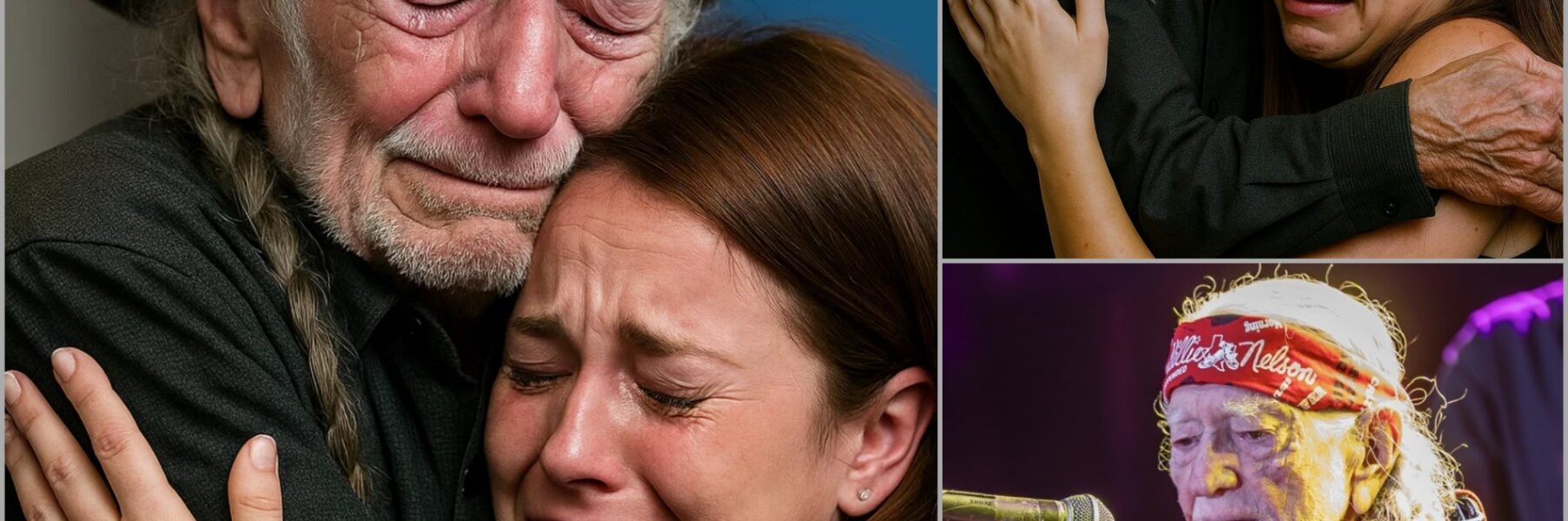 BREAKING: Willie Nelson’s 17-Year Secret Leaves Austin in Tears 💔 At 93, Willie Nelson stopped mid-song during his Austin concert, eyes fixed on a young woman walking toward him. The crowd fell silent as he said, “Seventeen years ago, I found her on a dark Texas road.” The woman was the baby he’d rescued from a storm in 2008 — a story he’d kept hidden for nearly two decades. They embraced as the arena wept, his voice trembling: “I thought I saved her… but she saved me too.” But what Willie revealed next — a promise made that night — left everyone speechless.