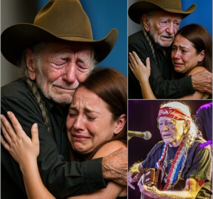 BREAKING: Willie Nelson’s 17-Year Secret Leaves Austin in Tears 💔 At 93, Willie Nelson stopped mid-song during his Austin concert, eyes fixed on a young woman walking toward him. The crowd fell silent as he said, “Seventeen years ago, I found her on a dark Texas road.” The woman was the baby he’d rescued from a storm in 2008 — a story he’d kept hidden for nearly two decades. They embraced as the arena wept, his voice trembling: “I thought I saved her… but she saved me too.” But what Willie revealed next — a promise made that night — left everyone speechless.