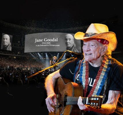A Farewell in Silence: Willie Nelson’s Heartfelt Tribute to Jane Goodall Leaves 90,000 Fans in Tears