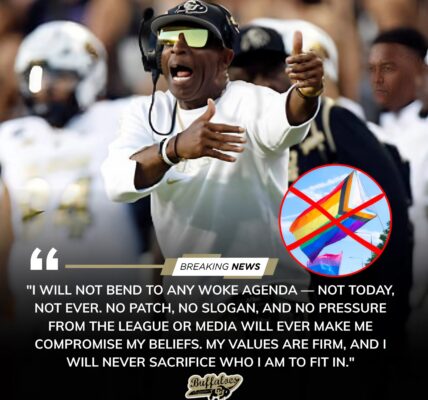 Deion Sanders Sparks Controversy: Colorado Buffaloes Coach Refuses Rainbow Armband