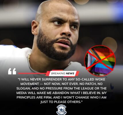 BREAKING NEWS: Dak Prescott Sparks National Firestorm After Refusing to Wear Pride Decal Before Prime-Time Game