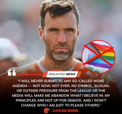 LATEST NEWS: Cleveland Browns quarterback Joe Flacco sparks national debate after refusing to wear Pride-themed gear before a primetime game.