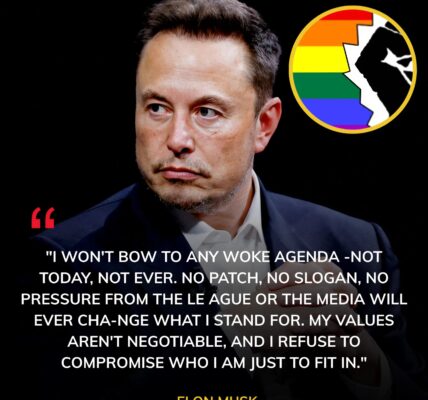 LATEST NEWS: Elon Musk Sparks Firestorm After Refusing to Wear Rainbow-Themed Patch — “I Won’t Support Corporate Hypocrisy Disguised as Virtue”