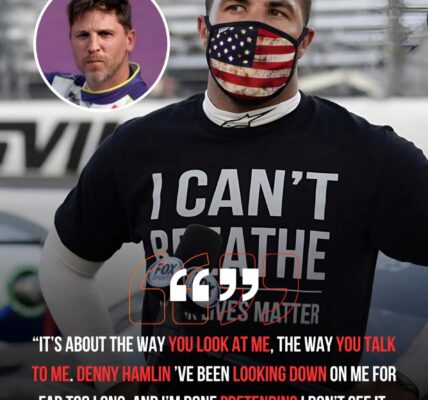 🚨💥 NASCAR IN CHAOS: Bubba Wallace is absolutely RADICALLY OUT OF HIS MIND after the most controversial incident in Hollywood. Bubba Wallace was seen screaming and "swearing" 12 words in Denny Hamlin's face, leaving everyone in attendance stunned...