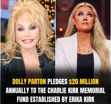 BREAKING NEWS: Dolly Parton Shocks America With a $20 Million Annual Pledge to the Charlie Kirk Memorial Fund — Created by Erika Kirk to Carry On Her Late Husband’s Legacy, the Fund Aims to Empower “The Future of America” Through Thousands of Student Scholarships, National Leadership Programs, and Faith-Based Initiatives That Continue Charlie’s Vision of Patriotism, Purpose, and the American Dream in the Wake of His Tragic Passing…