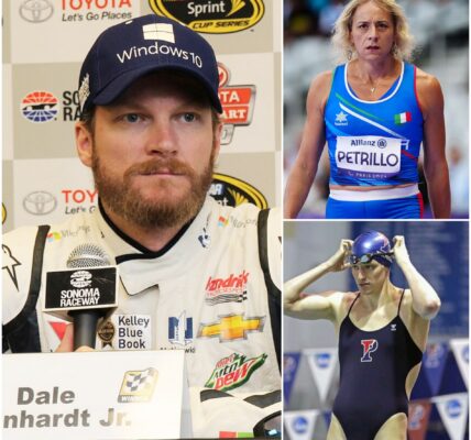 BREAKING NEWS: NASCAR legend Dale Earnhardt Jr. just sent shockwaves through the sports world with a fiery statement against what he called the “gender equality propaganda” taking over the Olympics. 🏁🔥 After hearing that Lia Thomas and Valentina Petrillo registered to compete in the women’s category, Dale declared he’d cut all support for the Games unless fairness is restored. His words ignited a massive online firestorm — and the Olympic Committee’s shocking response left millions speechless.