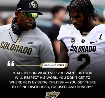 Deion Sanders Fires Back: "Call My Son Whatever You Want — But You’ll Respect His Work"