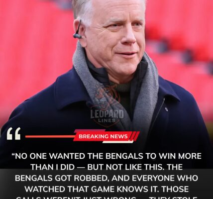 LATEST NEWS: 🏈 Bengals legend Boomer Esiason calls on the NFL to investigate the referees after the Cincinnati Bengals' controversial loss to the Detroit Lions: “They were robbed, and the league can’t ignore this. This isn’t just a loss — this is a stain on the integrity of the league.”