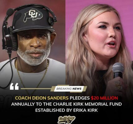 Deion Sanders stuns America with a $20 million annual pledge to honor Charlie Kirk’s legacy — “His vision for America must live on”