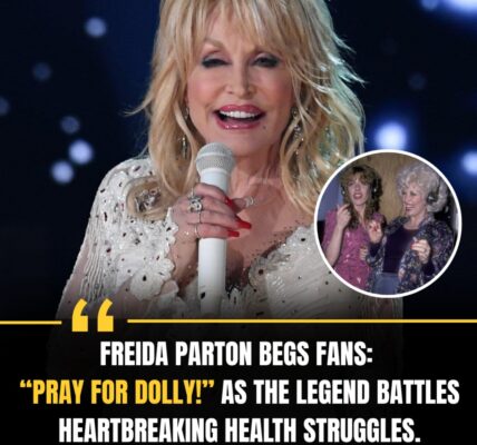 BREAKING: Freida Parton reveals she was “up all night praying” for her sister Dolly Parton, as the country legend battles worrying health issues. After postponing her sold-out Las Vegas shows and canceling a Dollywood appearance, fans are heartbroken. Freida pleaded with supporters to “be prayer warriors” for Dolly, saying, “I truly believe in the power of prayer.” The nation now holds its breath for the beloved icon.