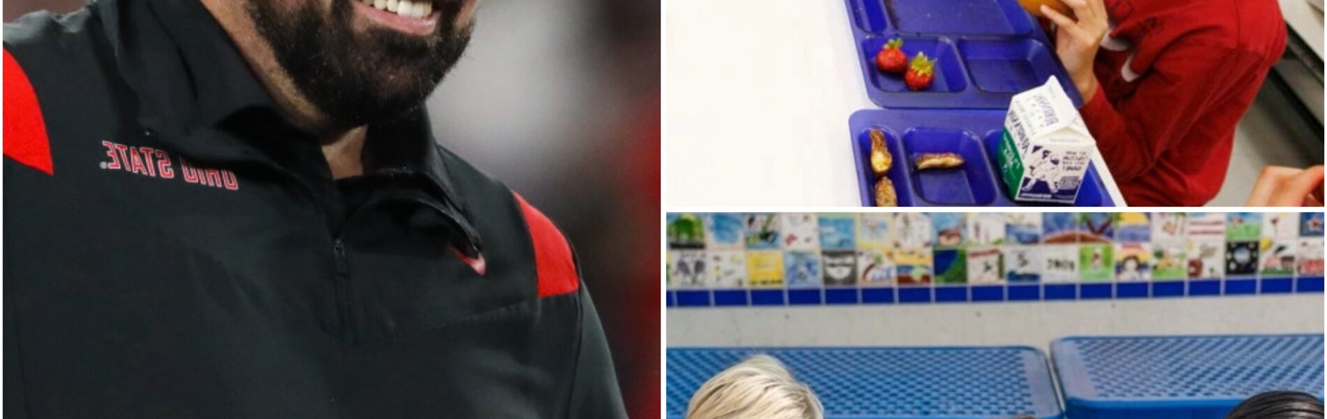 Touching Moment: Coach Ryan Day Revealed to Have Secretly Spent $400,000 a Month to Help Poor Students in Texas Schools Get Better Lunches