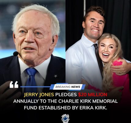 Jerry Jones Stuns America With $20 Million Annual Pledge to Honor Charlie Kirk — “His Vision for America Must Live On”