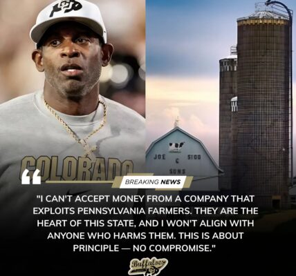 BREAKING: Deion Sanders Turns Down $18 Million Sponsorship Deal from Pennsylvania Agriculture Giant — "I Can't Support Companies Exploiting Farmers"