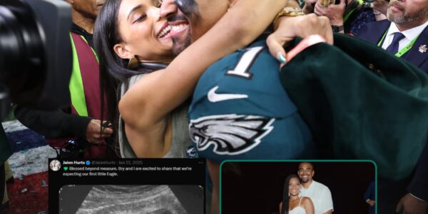 SPECIAL: Jalen Hurts announces his family's big news: Our little Eagle is on the way