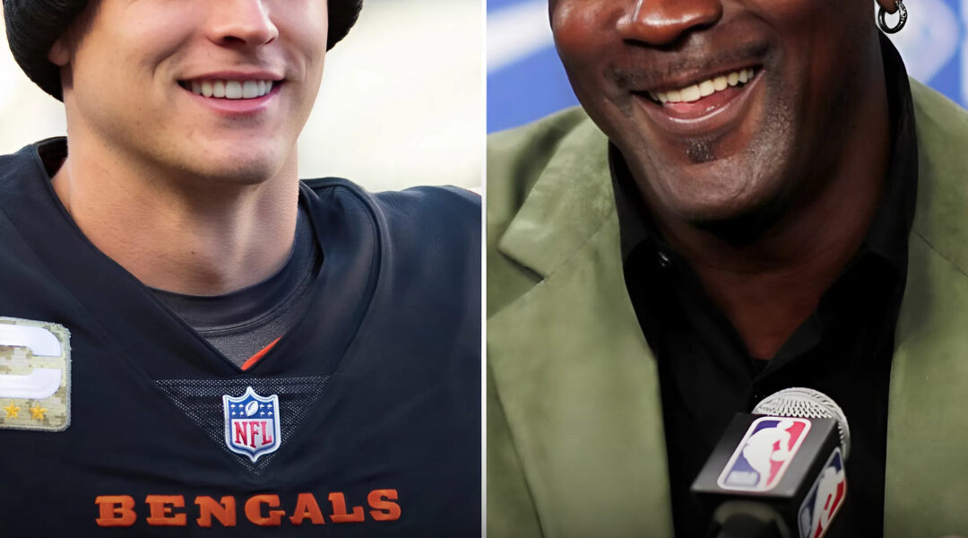 BREAKING: Michael Jordan stunned basketball and football fans when he announced a $50 million sponsorship deal with Cincinnati Bengals superstar Joe Burrow, making him the face of a new Air Jordan campaign.