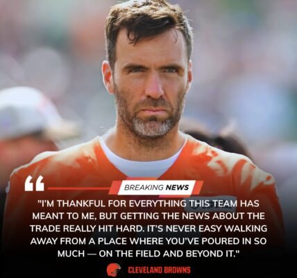 Heartbreak in Cleveland: Joe Flacco Speaks Out After Shocking 2026 Trade Announcement
