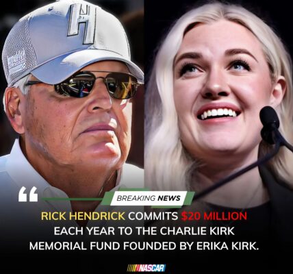 Rick Hendrick Shocks the Nation With $20 Million Annual Pledge to Honor Charlie Kirk — “His Vision for America Must Live On”