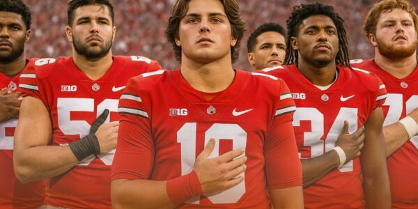 From Quarterback to Patriot: Julian Sayin’s Voice Becomes a Symbol of Unity