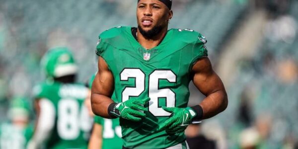 BREAKING: Saquon Barkley breaks the internet after sending a three-word “accusation” to the referees of the Phiadelphia vs Giants game, revealing a shocking story that could have ended his career…