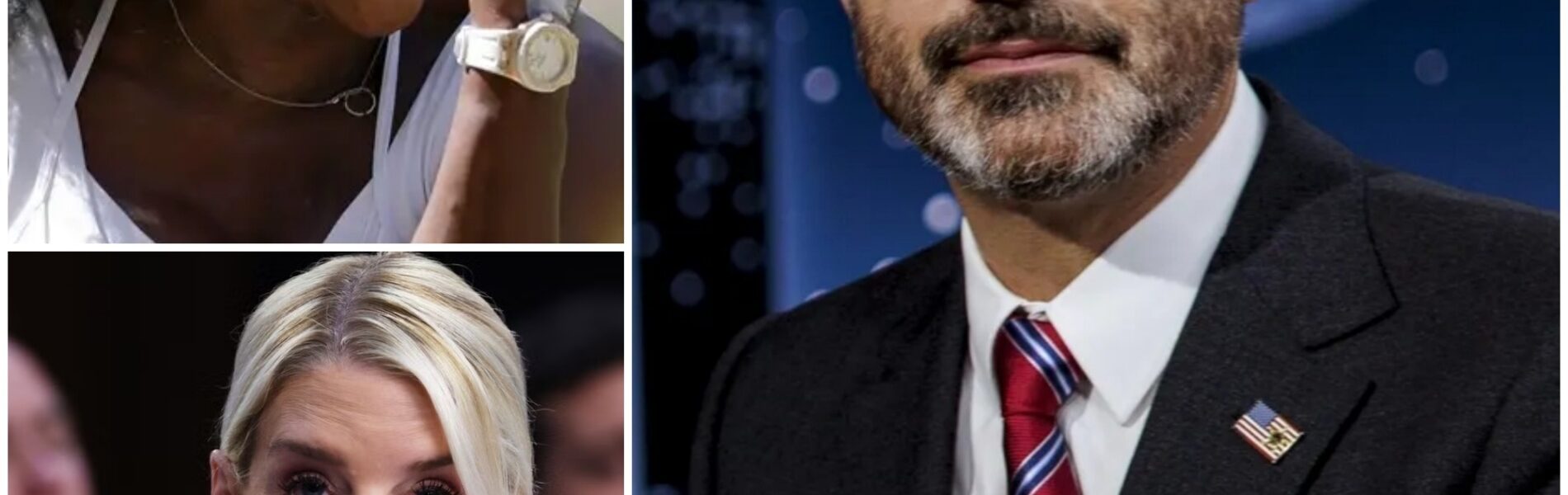 SHOWDOWN ERUPTS: Jimmy Kimmel Blasts Pam Bondi After Serena Williams Faces Backlash Over Hotel Boycott