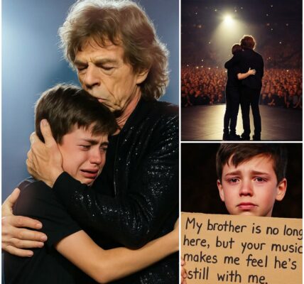 🎤 Mick Jagger Stops Concert Mid-Song to Honor 10-Year-Old Fan’s Late Brother — What Happened Next Left the Entire Arena in Tears
