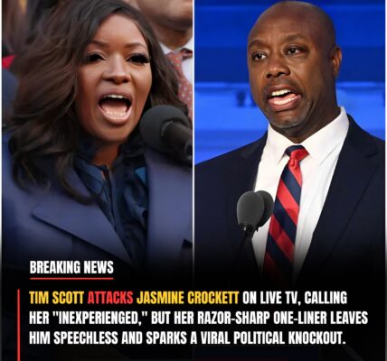 Tim Scott ATTACKS Jasmine Crockett live on air — but just seconds later, she fires back with one line that leaves him frozen in front of all of America!...