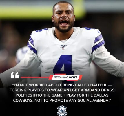 DALLAS CONTROVERSY: Dak Prescott Refuses LGBT Armband, Sparks Nationwide Debate on Freedom and Inclusion
