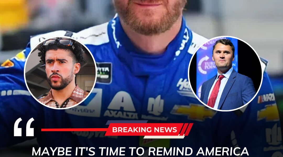 BREAKING: Dale Earnhardt Jr. stunned America again, backing Turning Point USA’s “All American Halftime Show” and dropping 8 explosive words about Bad Bunny that sent Washington and social media into chaos.