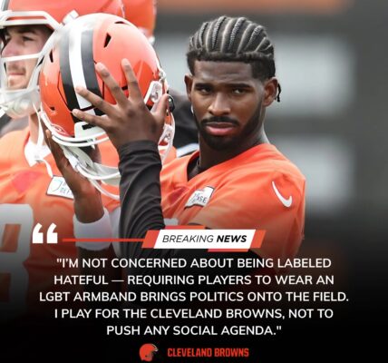 CLEVELAND CONTROVERSY: Shedeur Sanders Declines LGBT Armband, Sparks Nationwide Debate on Freedom and Inclusion